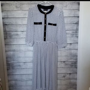 Vtg Breli Originals Dress Polka Dots sz 10